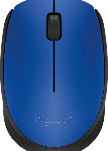 Мышь Logitech M171 синий/черный оптическая (1000dpi) беспроводная USB для ноутбука (2but)