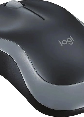 Мышь Logitech M185 серый/черный оптическая (1000dpi) беспроводная USB1.1 для ноутбука (2but)