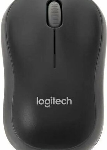 Мышь Logitech M186 черный/серый оптическая (1000dpi) беспроводная USB2.0 для ноутбука (2but)