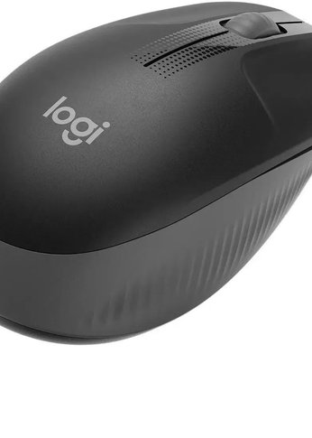 Мышь Logitech M190 черный/темно-серый оптическая (1000dpi) беспроводная USB для ноутбука (2but)