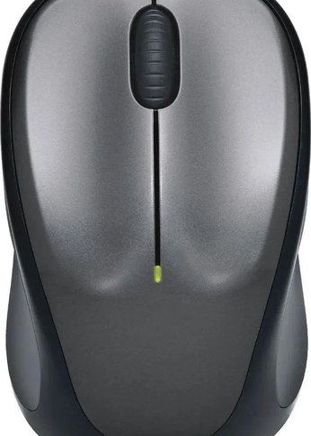 Мышь Logitech M235 серый/черный оптическая (1000dpi) беспроводная USB для ноутбука (2but)