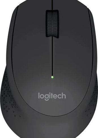 Мышь Logitech M280 черный оптическая (1000dpi) беспроводная USB (2but)