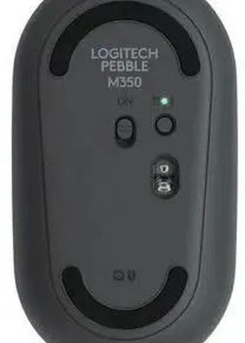 Мышь Logitech M350 темно-серый оптическая (1000dpi) беспроводная BT/Radio USB (2but)