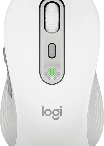 Мышь Logitech M750 белый оптическая 4000dpi беспров. BT/Radio USB 5but (910-006271)