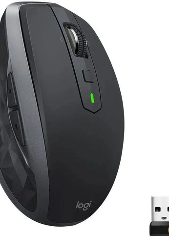 Мышь Logitech MX Anywhere 2S графитовый оптическая (4000dpi) беспроводная BT/Radio USB (7but)