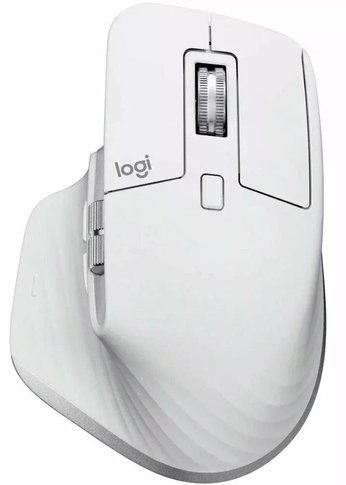 Мышь Logitech MX Master 3S For MAC Bluetooth Mouse - PALE серый беспроводная