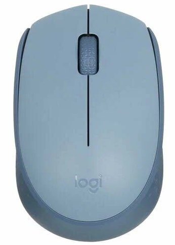 Мышь Logitech WRL M172 синий оптический беспроводная 1000dpi (910-006875)