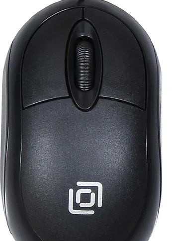 Мышь Oklick 105S черный оптическая (800dpi) USB для ноутбука (3but)