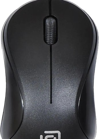 Мышь Oklick 115S черный оптическая (1200dpi) USB для ноутбука (3but)