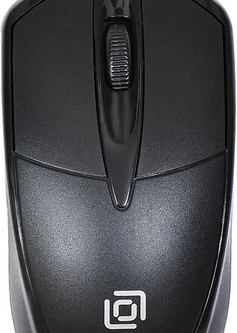 Мышь Oklick 125M черный оптическая (1200dpi) USB (3but)
