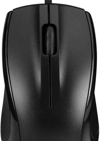 Мышь Oklick 185V2 черный оптическая (1200dpi) USB для ноутбука (3but)