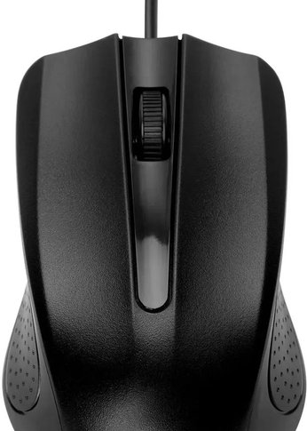 Мышь Oklick 225M черный оптическая (1200dpi) USB (3but)