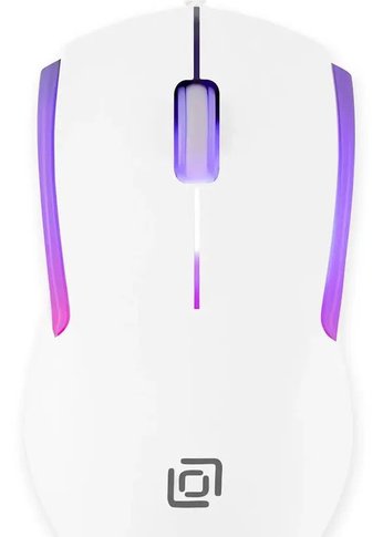 Мышь Oklick 245M белый оптическая (1000dpi) USB (3but)