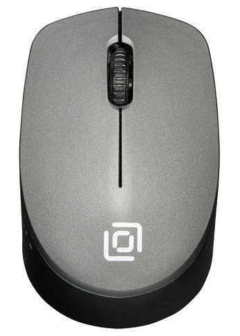 Мышь Oklick 486MW черный/серый оптическая (1000dpi) беспроводная USB для ноутбука (3but)