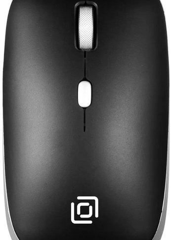Мышь Oklick 599MWB черный оптическая (1600dpi) silent беспроводная BT/Radio USB для ноутбука (4but)