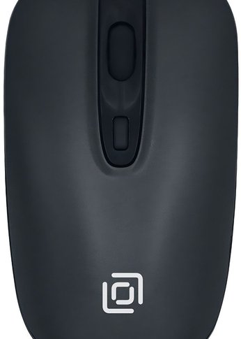 Мышь Oklick 600MW черный оптическая (1600dpi) беспроводная USB (4but)