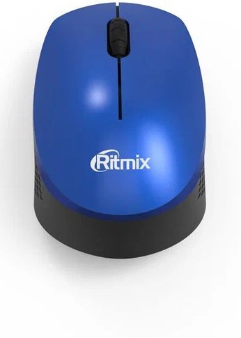 Мышь Ritmix RMW-502 голубой оптический беспроводная (1200dpi)