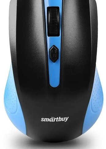 Мышь Smartbuy 352AG-BK черный/синий оптический беспроводная (1600dpi) (85957461)