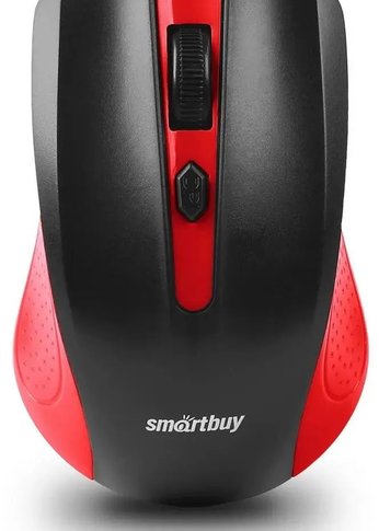 Мышь Smartbuy ONE 352AG-RK красный/черный оптическая беспров. (1600dpi) (SBM-352AG-RK)