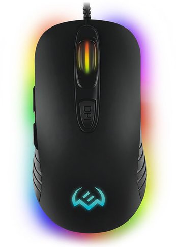 Мышь Sven RX-G820 проводная игровая (6+1кл. 200-4800 DPI, ПО, SoftTouch, RGB-подсветка, игров. упак)