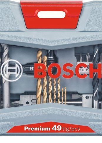 Набор бит Bosch Premium Set - 49 (2608P00233) (49пред.) для шуруповертов