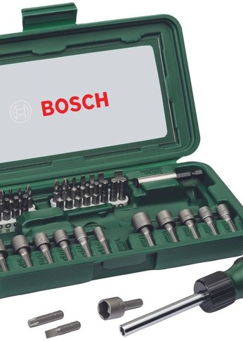 Набор бит и головок Bosch 2607019504 (46пред.) для отверток