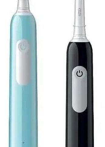Набор электрических зубных щеток Oral-B Pro Series 1 бирюзовый/черный
