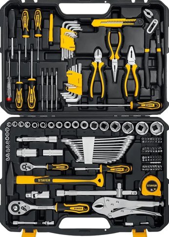 Набор инструментов Stayer 27710-H150 150 предметов (жесткий кейс)