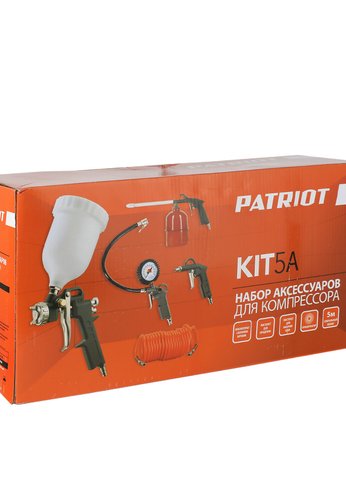 Набор пневмоинструментов Patriot KIT 5A компл.:5 предметов