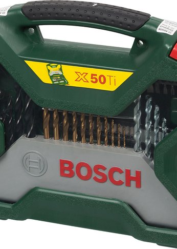 Набор принадлежностей Bosch X-Line-50 50 предметов (жесткий кейс)