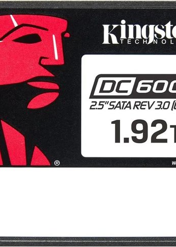 Накопитель SSD 1.92Tb Kingston SATA III SEDC600M/1920G DC600M 2.5" 1 DWPD