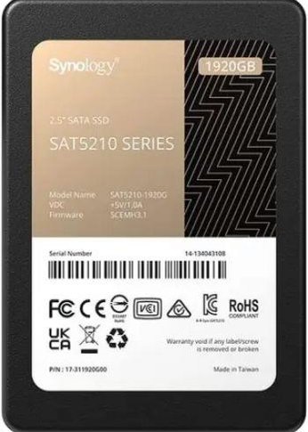 Накопитель SSD 1.92Tb Synology SATA-III 6Gb/S SAT5210-1920G