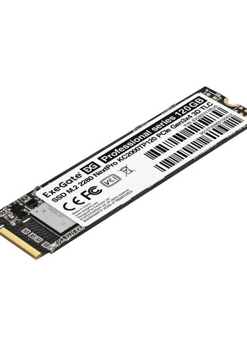 Накопитель SSD 120GB ExeGate NextPro KC2000TP120 M.2 2280 PCI-E 3.0 x4 3D TLC (EX282317RUS)