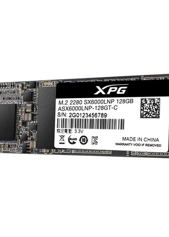 Накопитель SSD 128Gb A-Data PCI-E 3.0 x4 M.2 2280 ASX6000LNP-128GT-C XPG SX6000 Lite