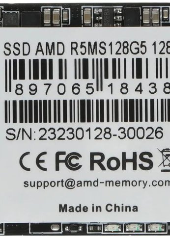 Накопитель SSD 128Gb AMD SATA R5MS128G5 Radeon R5 mSATA