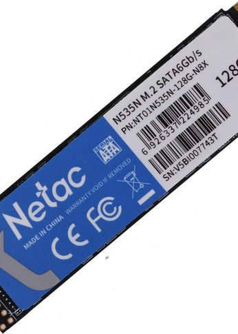 Накопитель SSD 128Gb Netac SATA-III NT01N535N-128G-N8X N535N M.2 2280