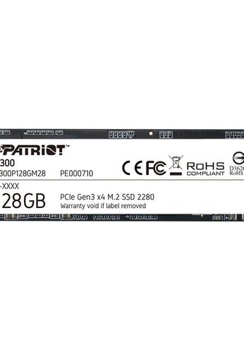 Накопитель SSD 128Gb Patriot PCI-E 3.0 x4 M.2 2280 P300P128GM28 P300