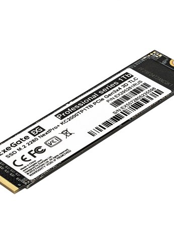 Накопитель SSD 1Tb ExeGate NextPro+ KC2000TP1TB M.2 2280 PCI-E 3.0 x4 3D TLC (EX295281RUS)