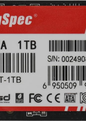 Накопитель SSD 1Tb Kingspec SATA-III MT-1Tb MT Series mSATA