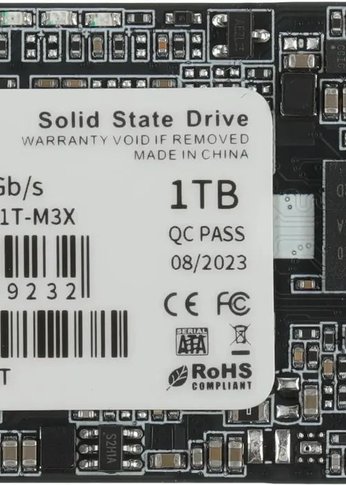 Накопитель SSD 1Tb Netac mSATA NT01N5M-001T-M3X