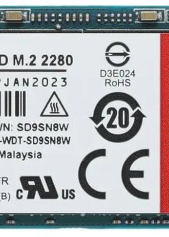 Накопитель SSD 1TB WD M.2 2280 RED WDS100T1R0B