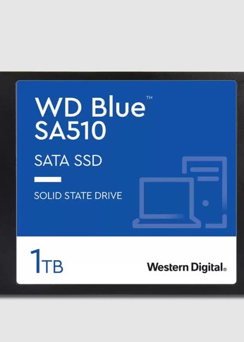 Накопитель SSD 1Tb WD SATA-III BLUE SA510 WDS100T3B0A