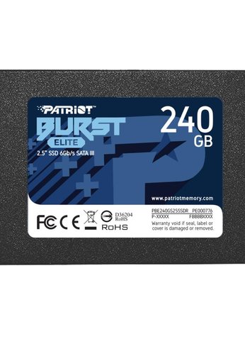 Накопитель SSD 240Gb Patriot SATA-III BURST E PBE240GS25SSDR