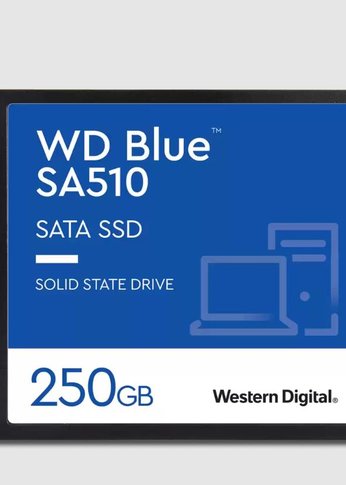 Накопитель SSD 250Gb WD SATA-III BLUE SA510 WDS250G3B0A