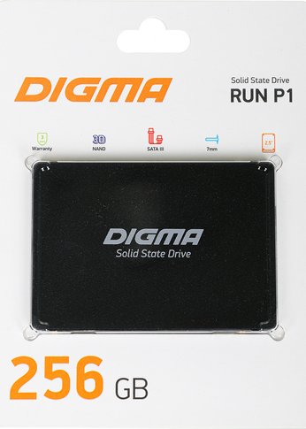 Накопитель SSD 256Gb Digma SATA-III DGSR2256GP13T Run P1 2.5"