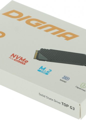 Накопитель SSD 2Tb Digma PCI-E 4.0 x4 M.2 2280 DGST4002TG33T Top G3