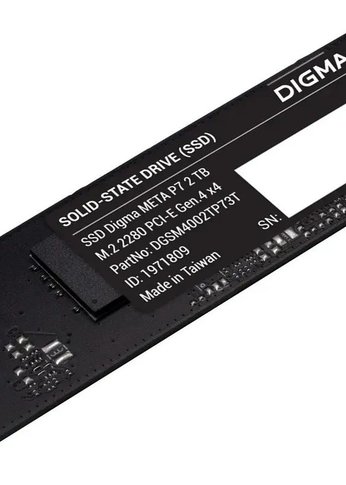 Накопитель SSD 2TB Digma PCIe 4.0 x4 DGSM4002TP73T Meta P7 M.2 2280