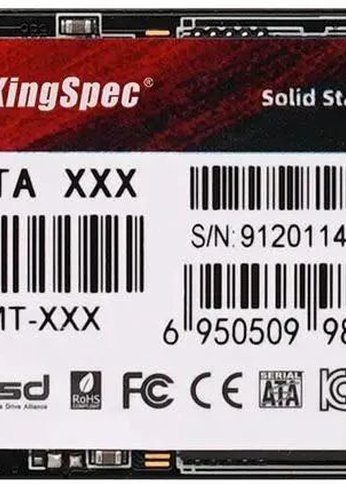 Накопитель SSD 2Tb Kingspec SATA-III MT-2Tb MT Series mSATA