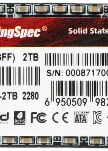 Накопитель SSD 2Tb Kingspec SATA M.2 2280 NT-2TB