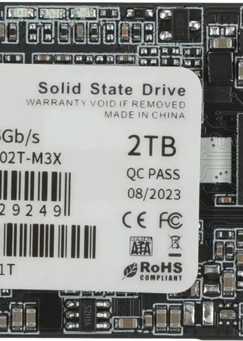 Накопитель SSD 2Tb Netac mSATA NT01N5M-002T-M3X